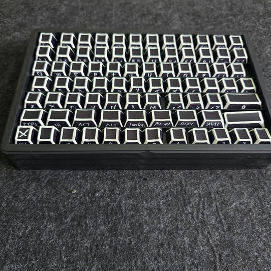 PREMIUM Retro Manga Graffiti Side Legends Cherry Thick PBT Keycaps