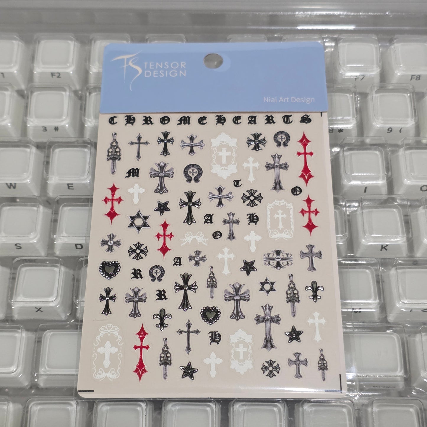 Gothic Porcelain Premium MDA Crystal Keycaps