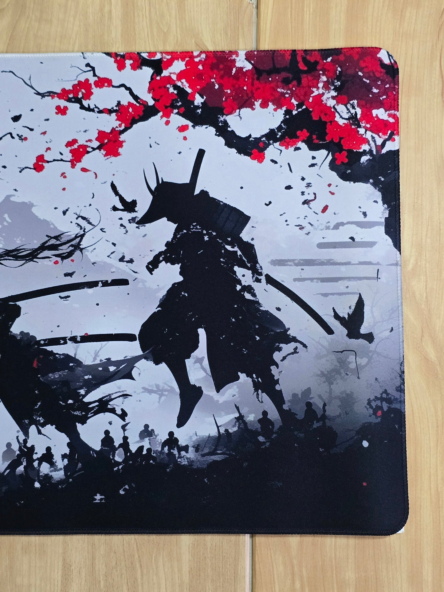 Samurai Fighters Under Red Moon Super Smooth XXL Deskmat