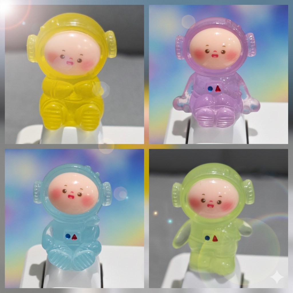 Baby Astronauts Artisan Keycaps