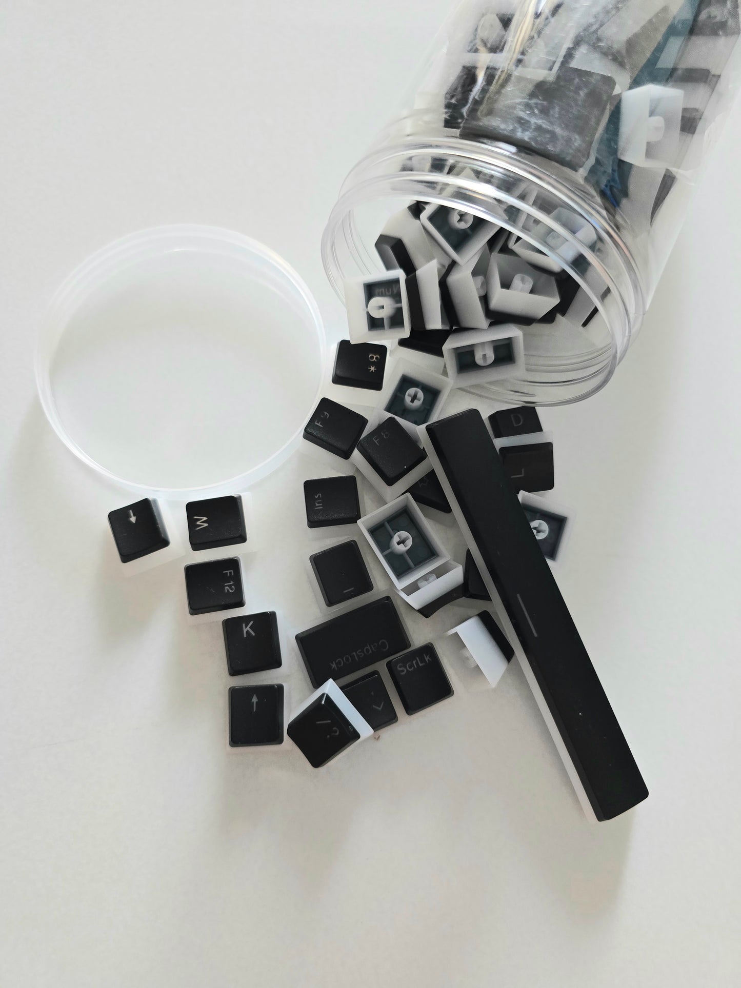 Black Pudding PBT Shinethrough Kecyaps