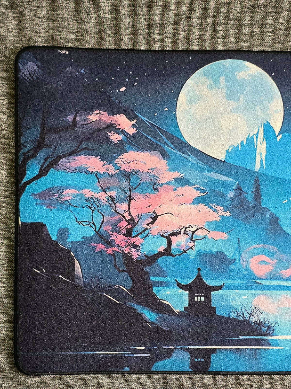 Sakura Night Scenery Premium Control Surface XXL Deskmat