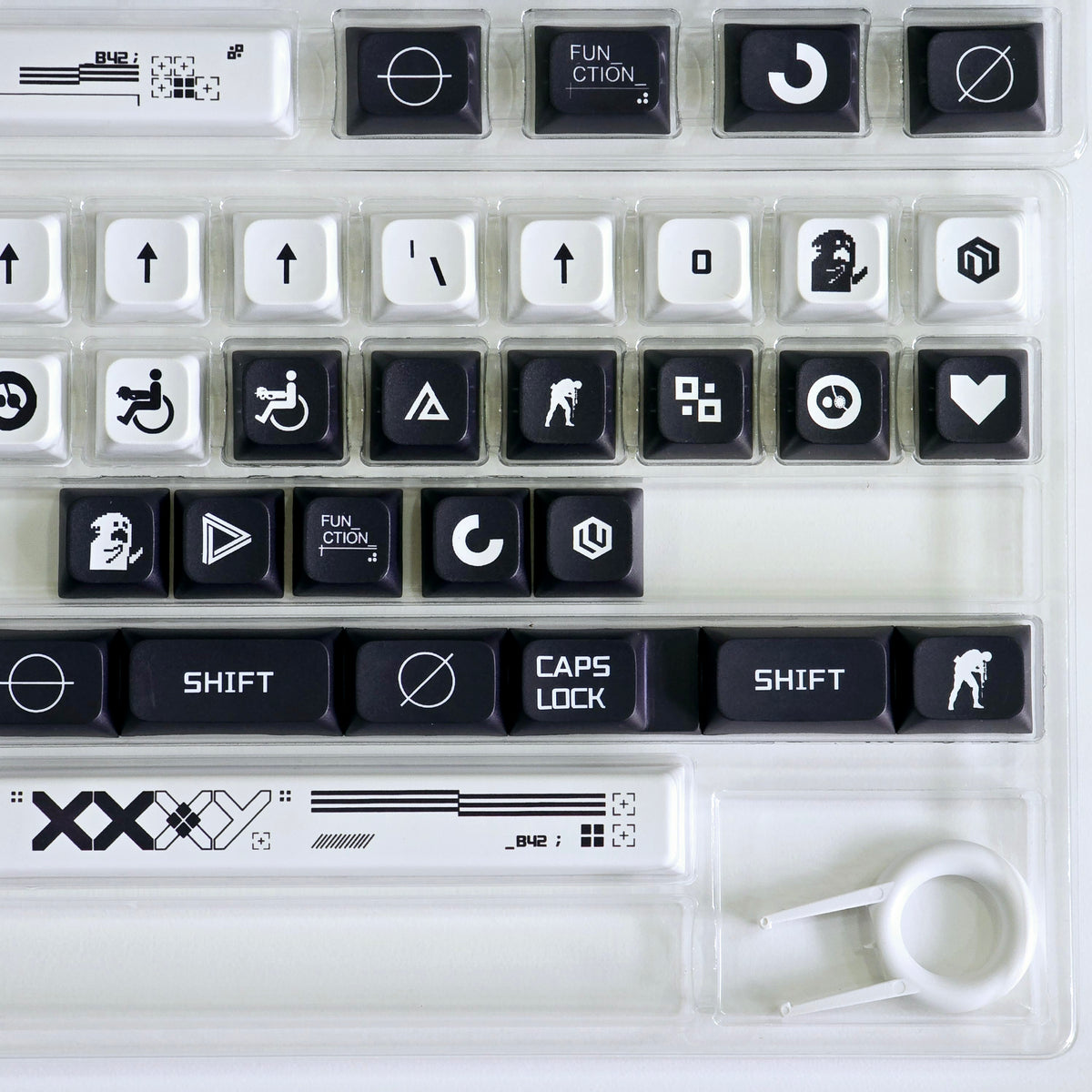 Counter Strike Print Stream XDA PBT Keycaps
