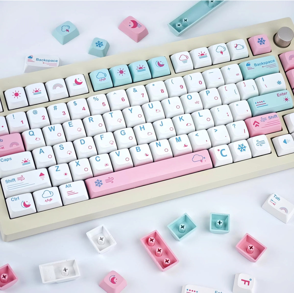 Weather Forecast Xda Thick PBT Keycaps