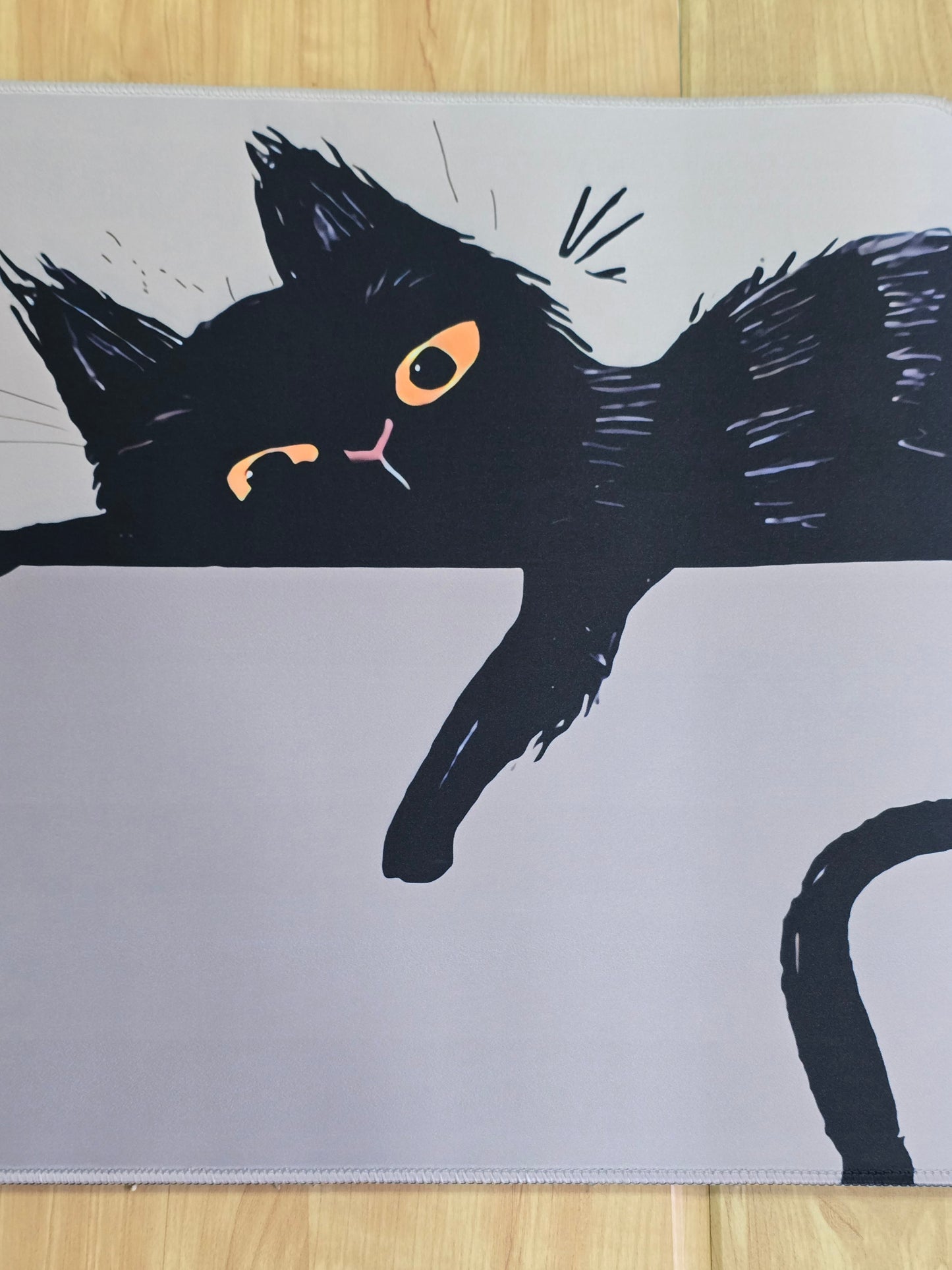 Minimal Sleeping Cat Super Smooth XXL Deskmat