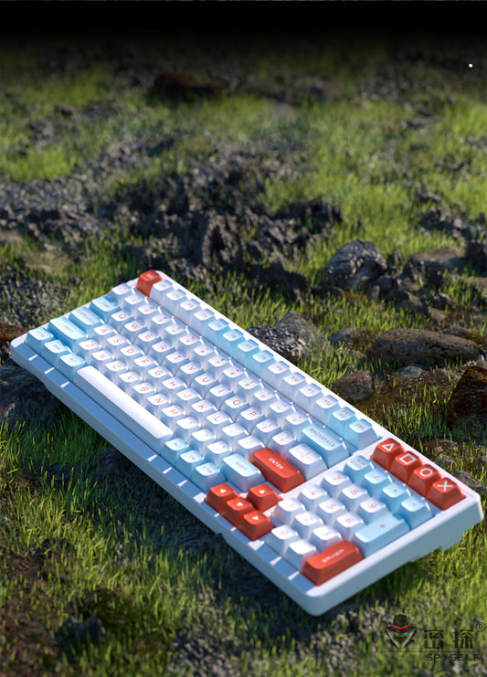 Vivid Tricolour ASA Profile Doubleshot PBT Keycaps