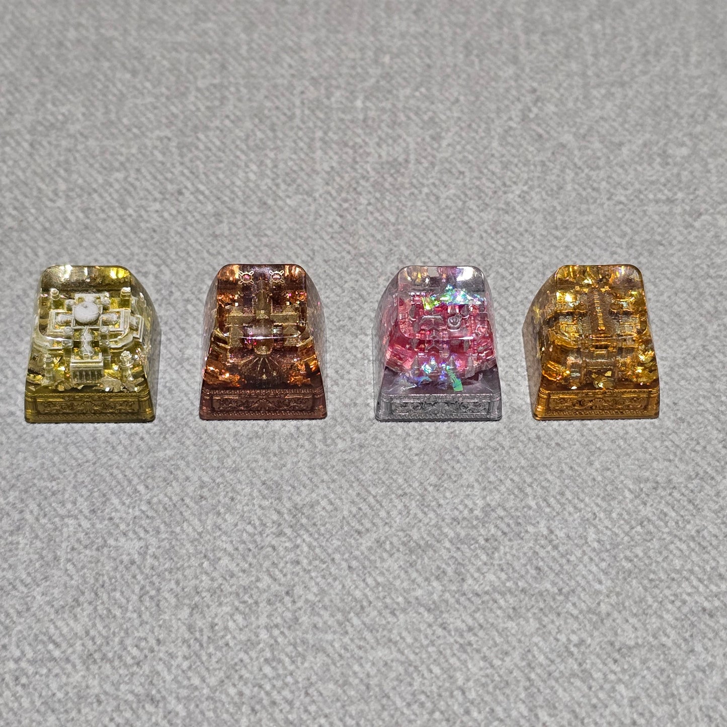 Ancient Egypt Temples Resin Handmade Artisan Keycap 1u