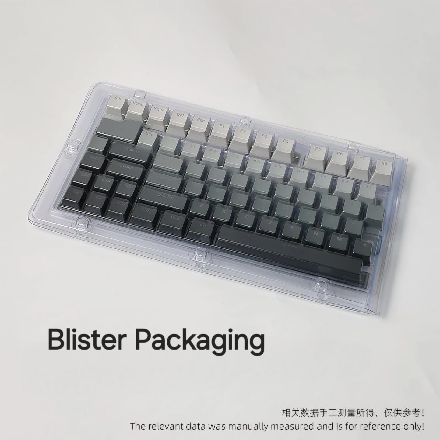Top Backlit Polar Day OEM Doubleshot PBT Keycaps Box Packaging