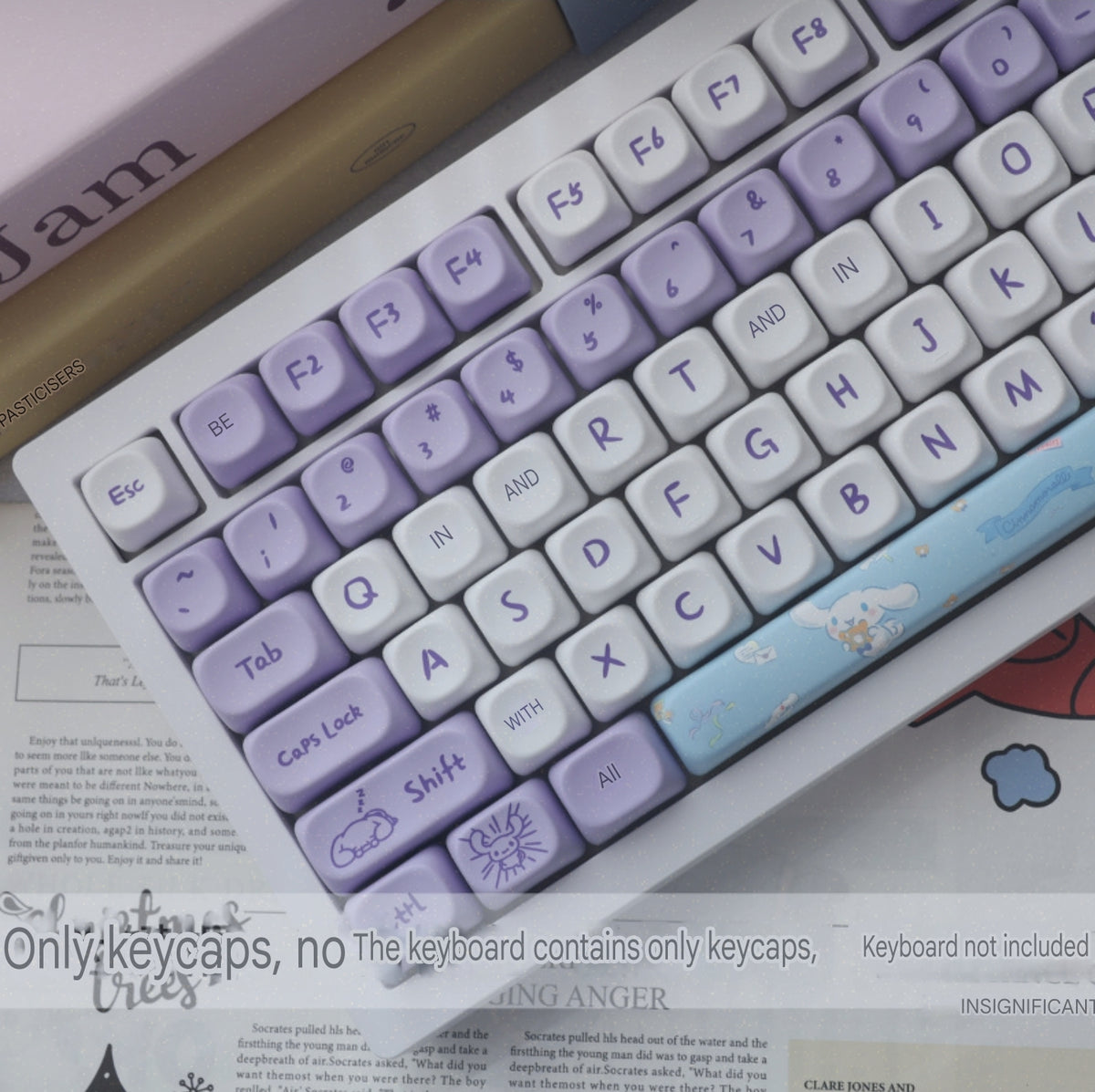 Cinnamon Rabbit MOA PBT Keycaps Mac Compatible