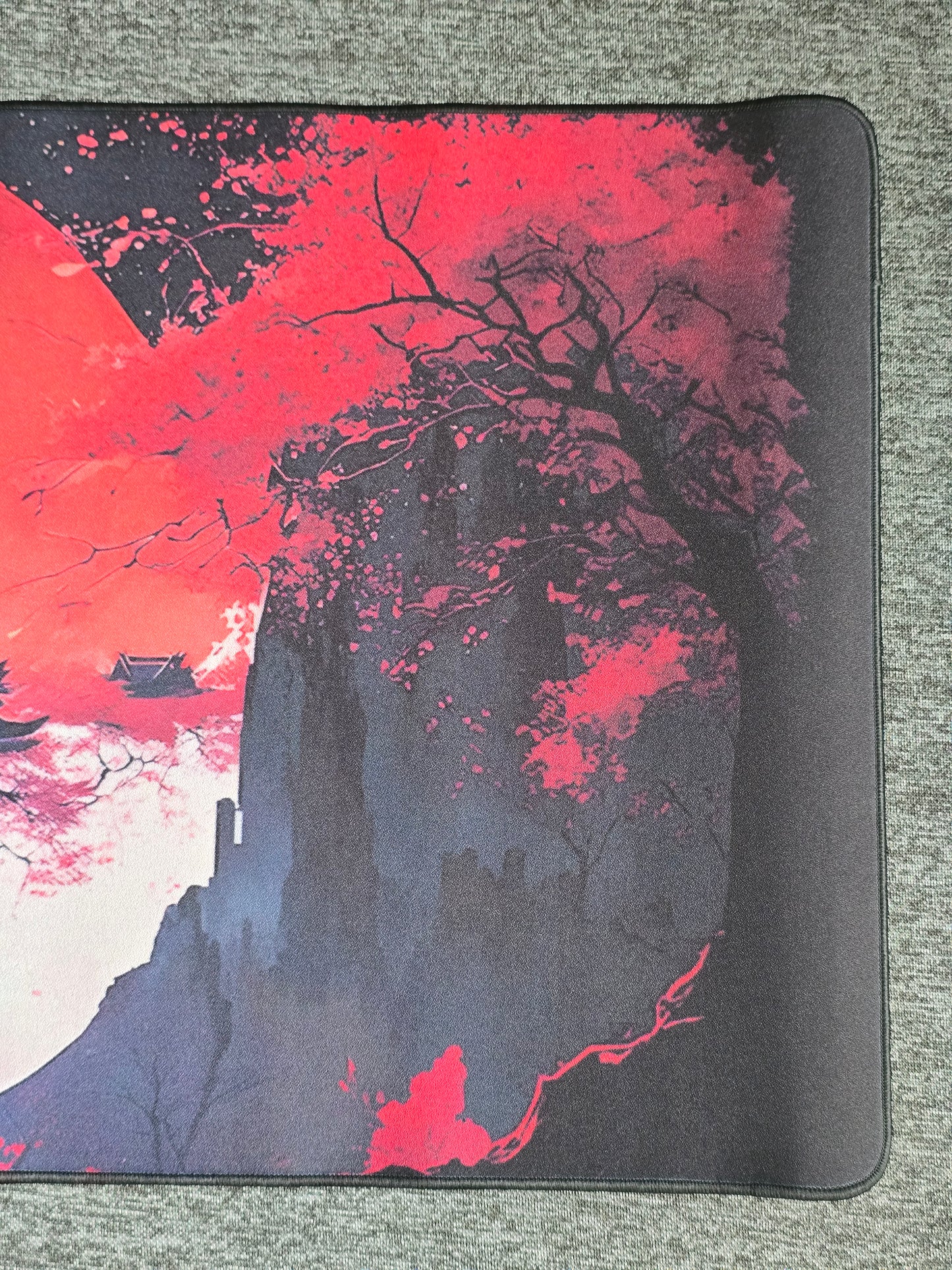 Samurai Red Night Premium Control Surface XXL Deskmat