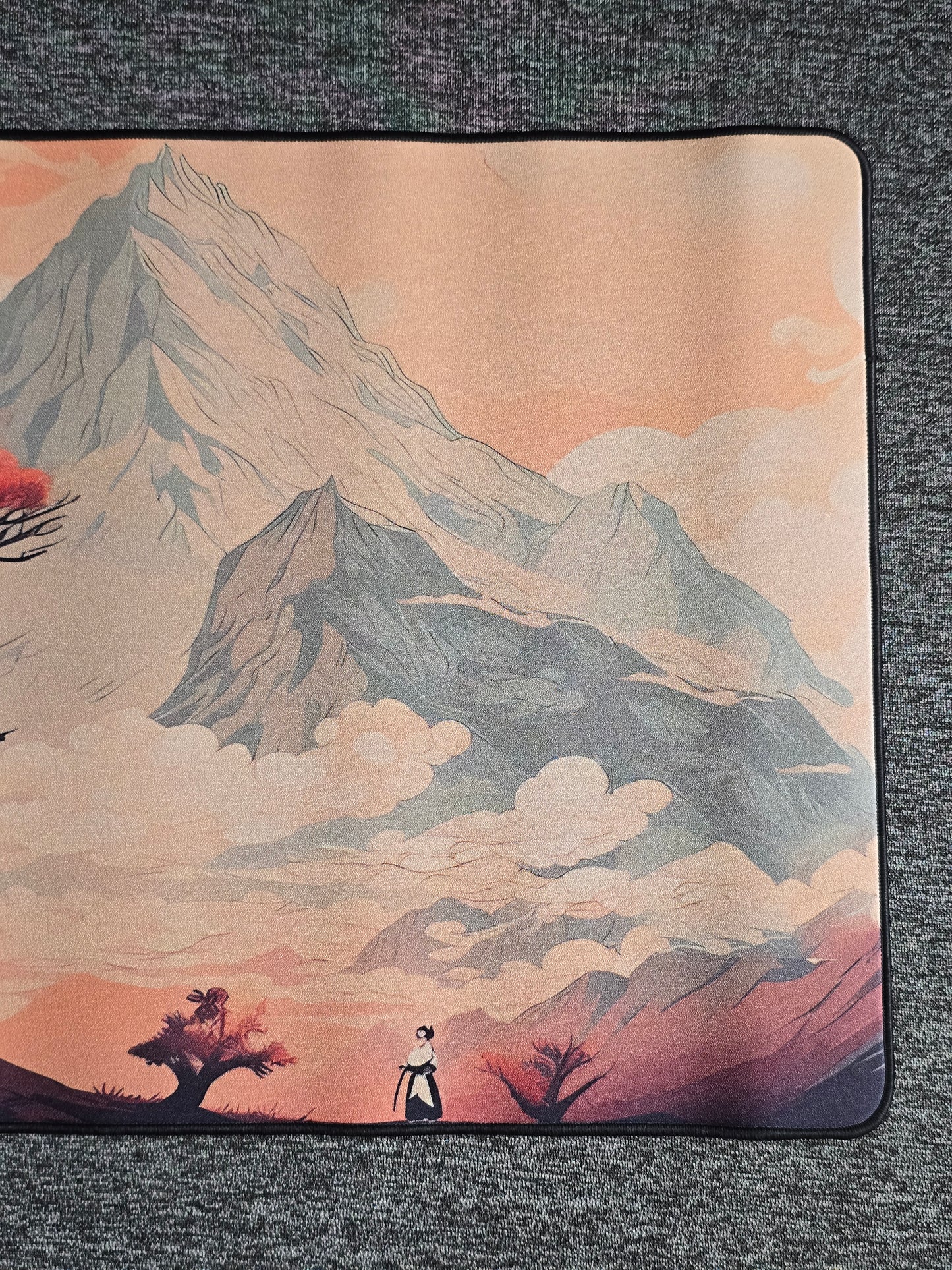 Red Tree In Mountain Premium Hybrid Control Surface XXL Deskmat