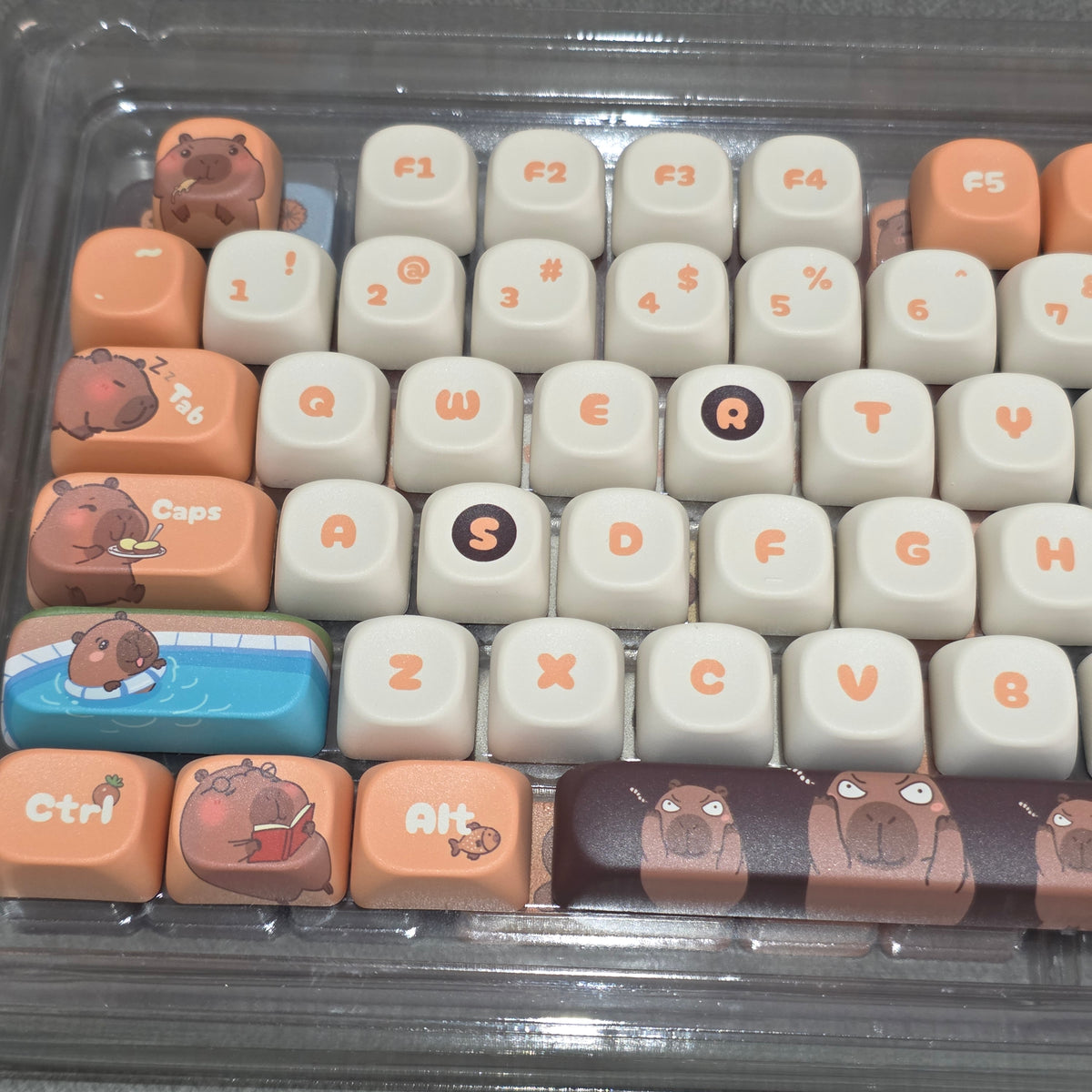 Capybara Dreams Quality MOA PBT Keycaps
