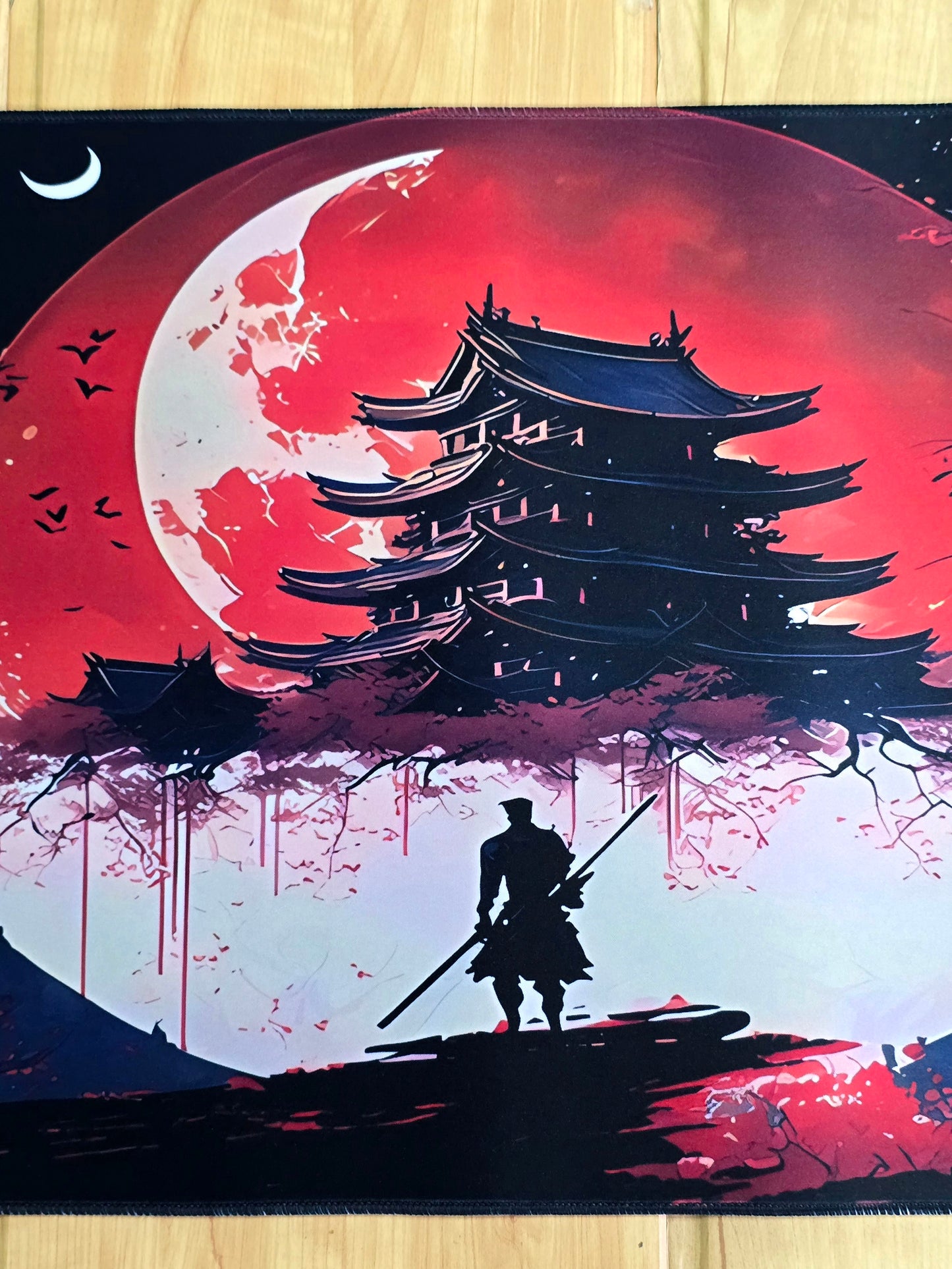 Samurai Temple Smooth XXL Deskmat