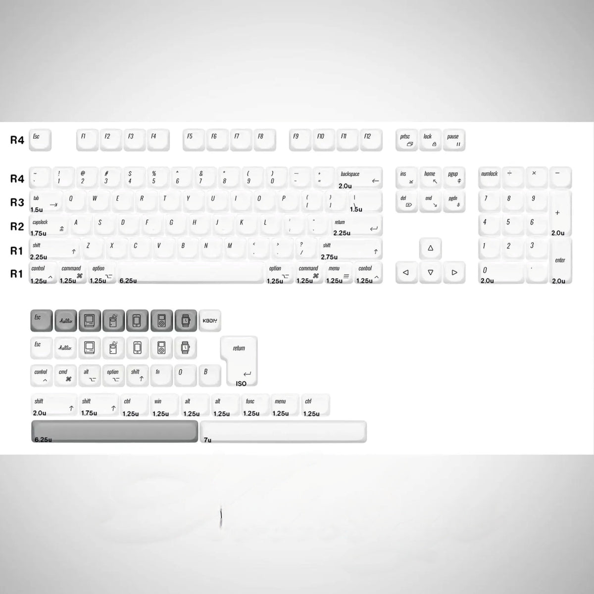 Apple Mac MOA PBT Keycaps