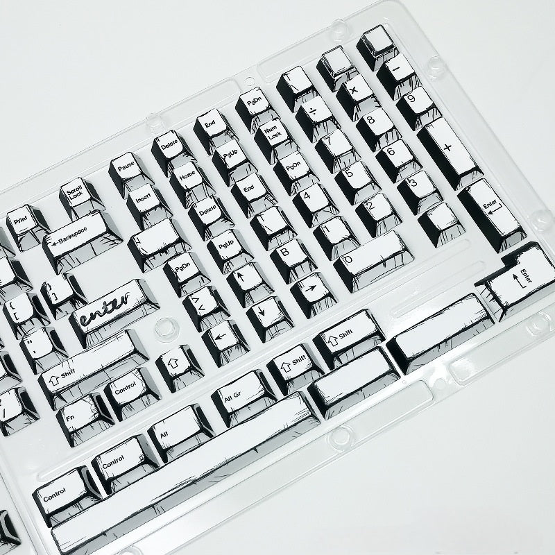 COMIC Anime Manga BOW Cherry PBT Keycaps