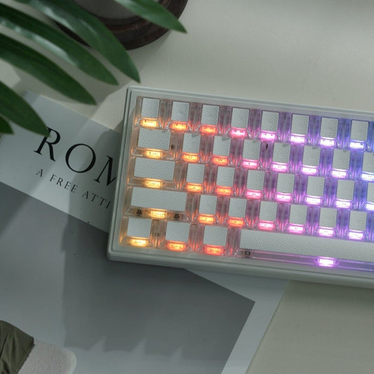 Womier Leather Texture Side Printed Cherry Keycaps