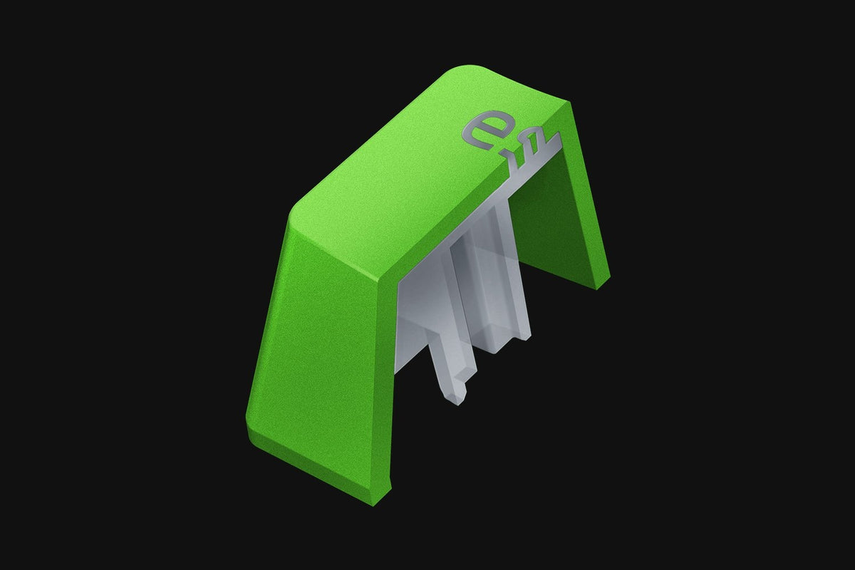 PRICE DROP Razer PBT Keycap Upgrade Set - Razer Green Shinehtrough