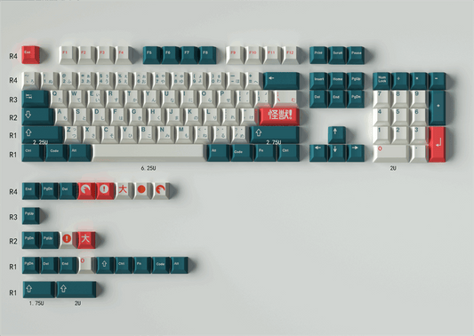 KAIJU GMK CLONES CHERRY PBT KEYCAPS