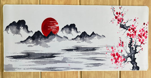 Red Sakura Mountain XXL Deskmat