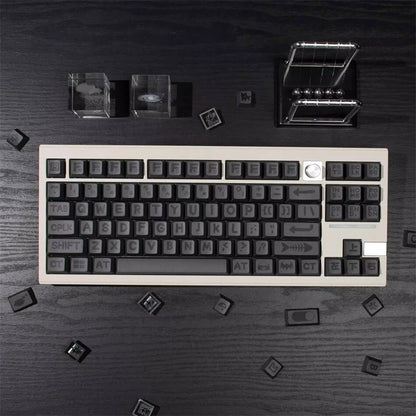 Grey Animals Party Big Font Cherry PBT Keycaps