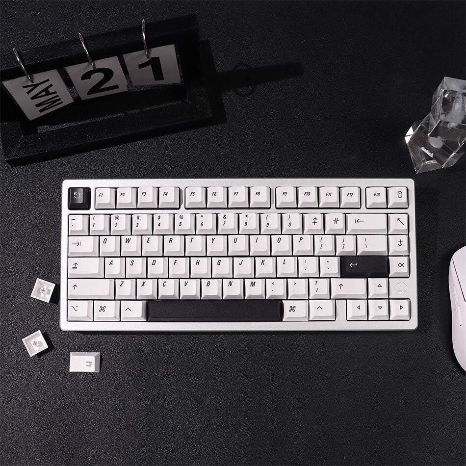 MAC Minimalist White Cherry PBT Keycaps