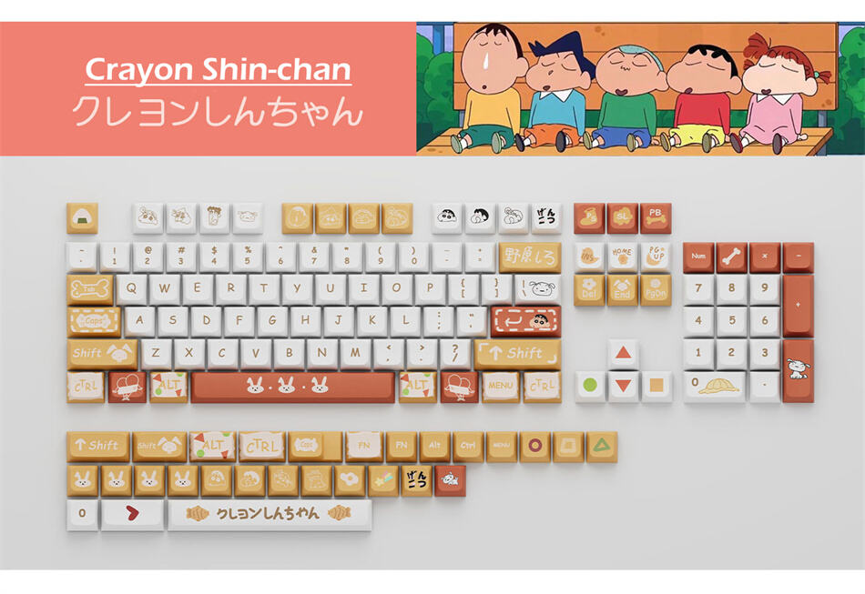 Crayon Shinchan XDA Keycaps