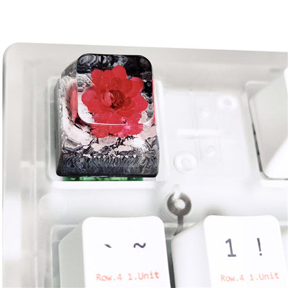 Flower Series Resin Artisan Keycap 1U