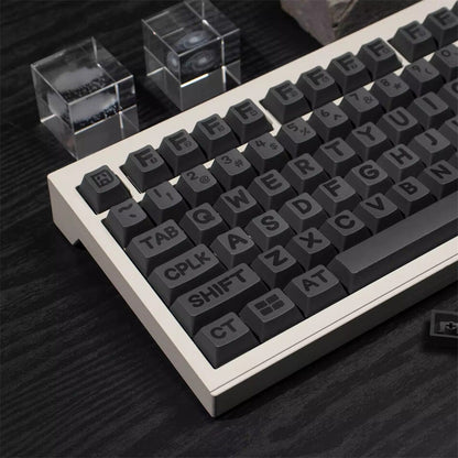 Grey Animals Party Big Font Cherry PBT Keycaps