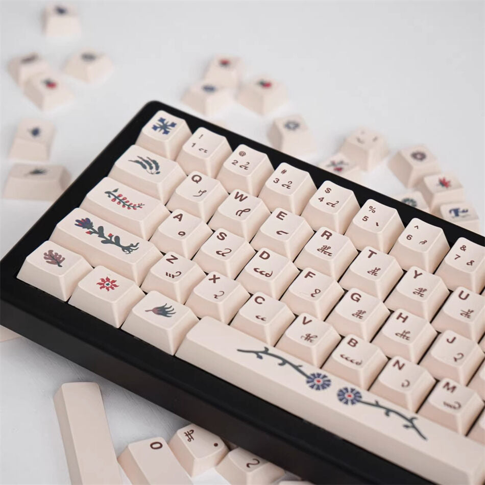 MW Voynich Cherry PBT Clone Keycaps