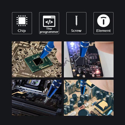 Telescopic Keyboard Switch Holder IC Chip Tiny Components Metal Grabber Tweezers Keyboard Lube Switch Puller Tool