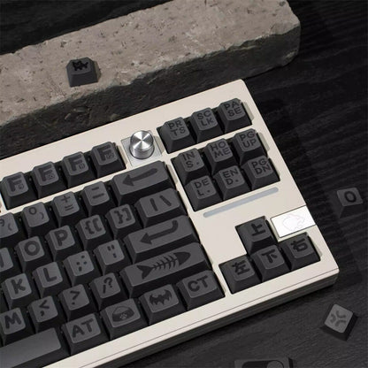Grey Animals Party Big Font Cherry PBT Keycaps