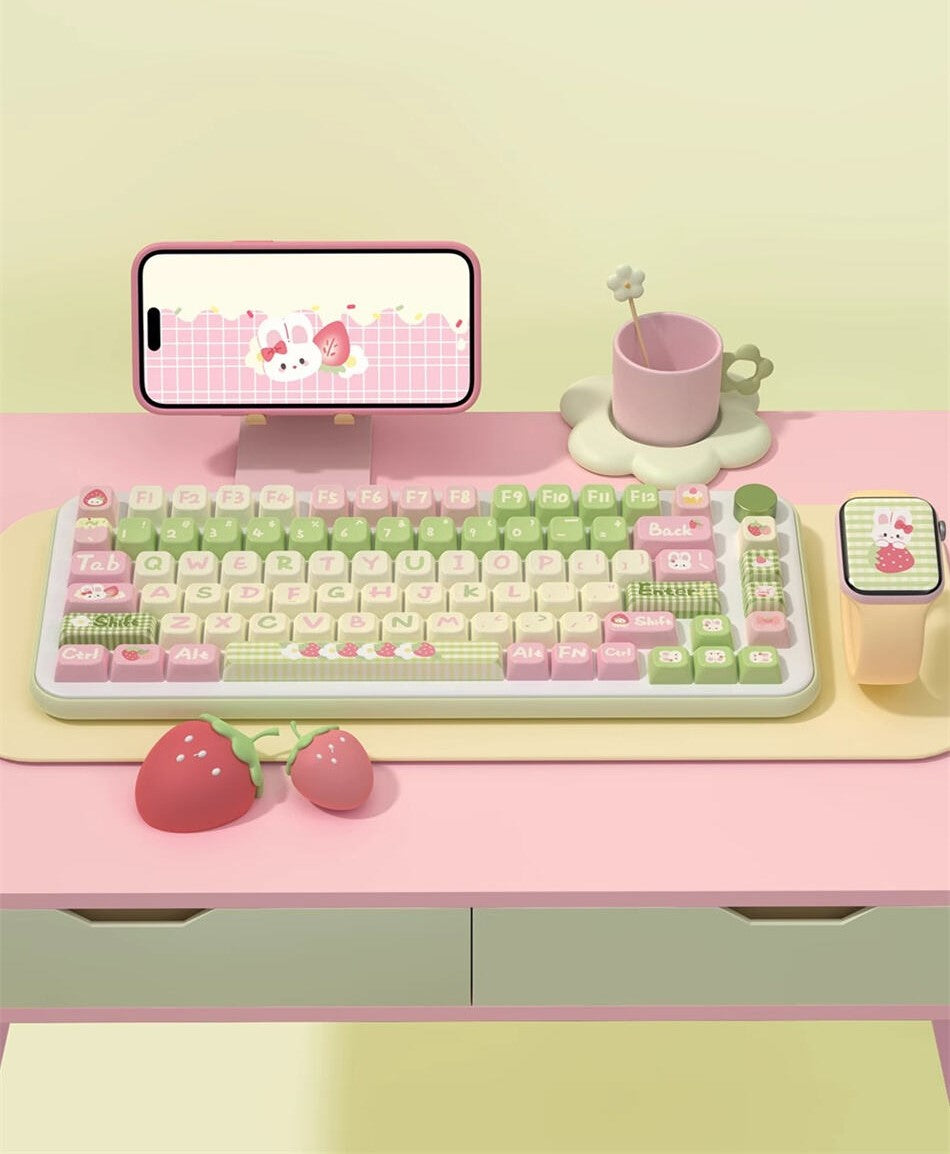 Strawberry MDA PBT Premium Keycaps