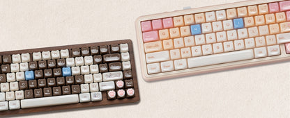 Jade Siamese Cat MAO Keycaps