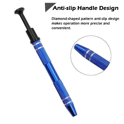 Telescopic Keyboard Switch Holder IC Chip Tiny Components Metal Grabber Tweezers Keyboard Lube Switch Puller Tool