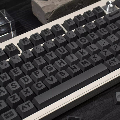 Grey Animals Party Big Font Cherry PBT Keycaps