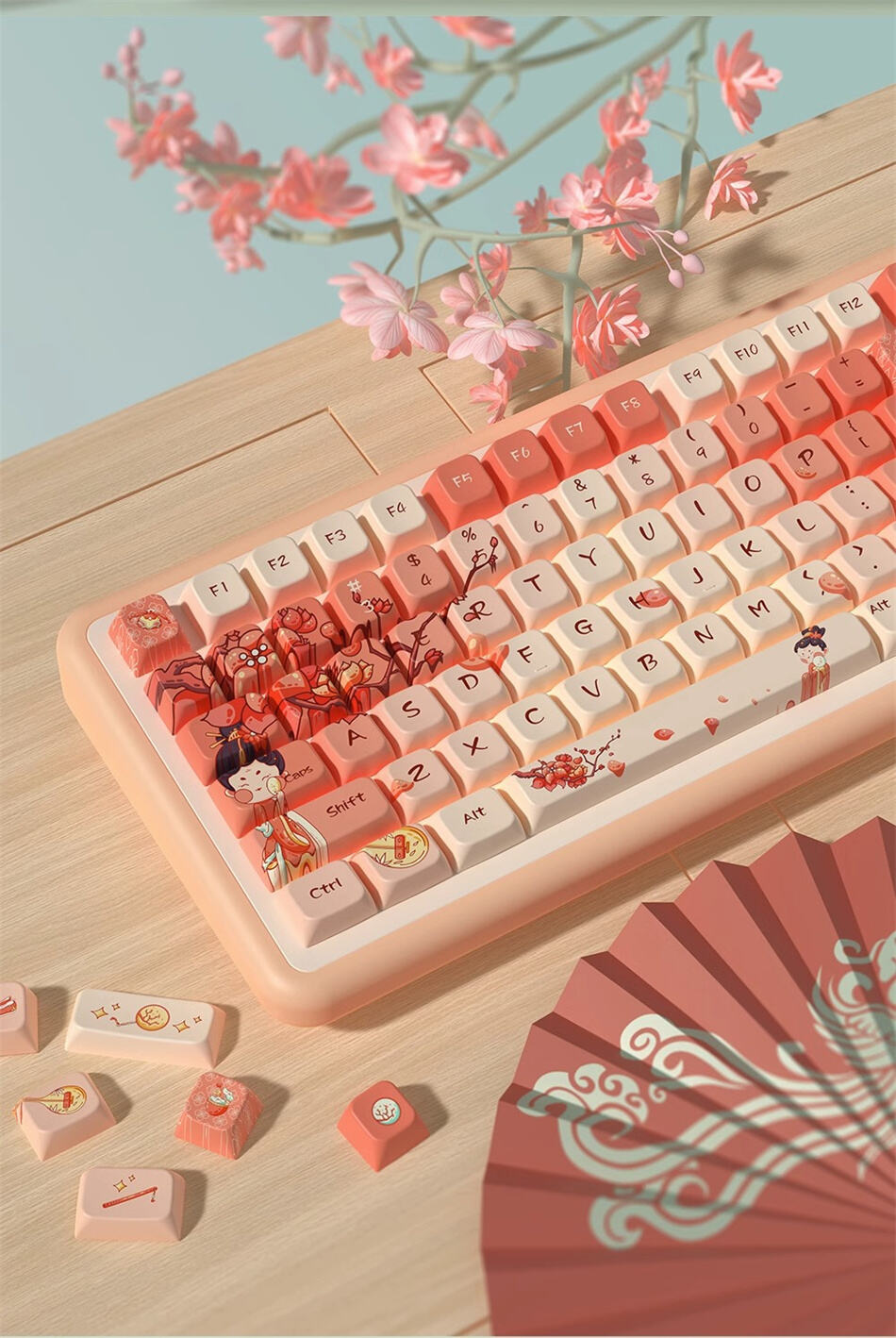 Tang Dynasty Beauty Smooth Premium  MDA PBT Keycaps