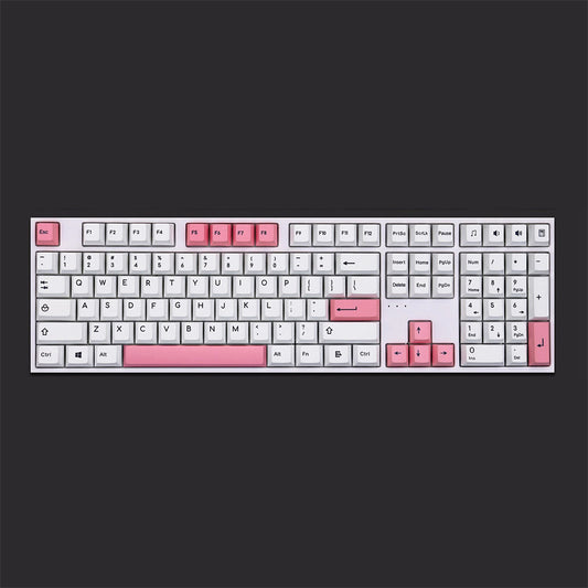 BOW With Pink Addon Cherry PBT Keycaps