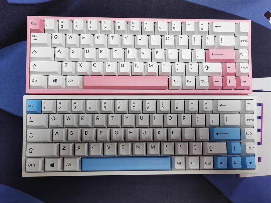 BOW With Pink Addon Cherry PBT Keycaps