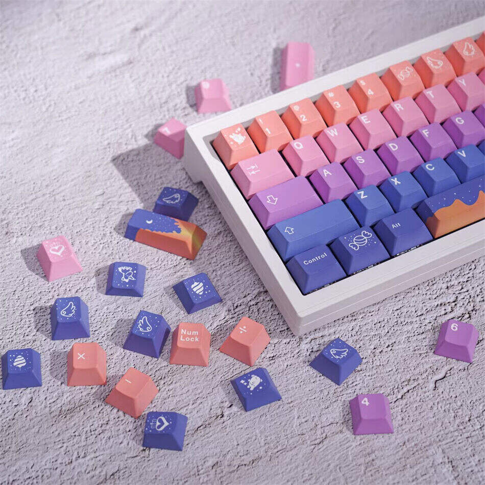 Castle Night Gradient Cherry Pbt Keycaps