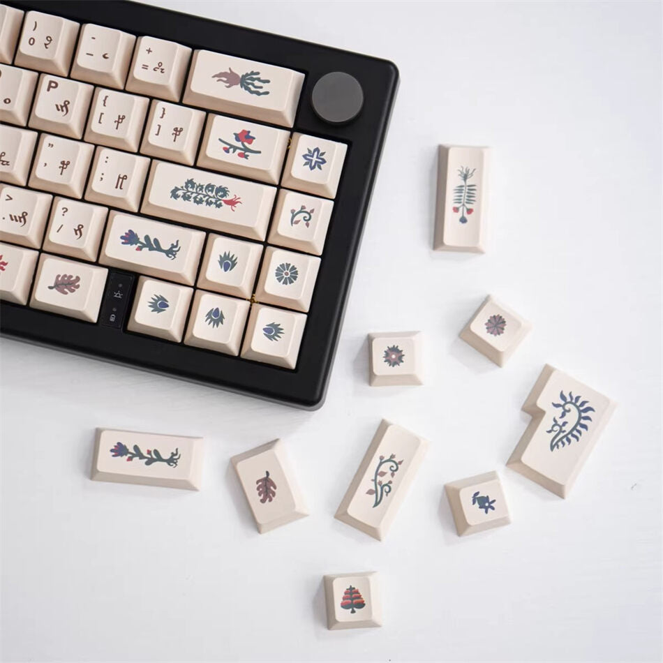 MW Voynich Cherry PBT Clone Keycaps