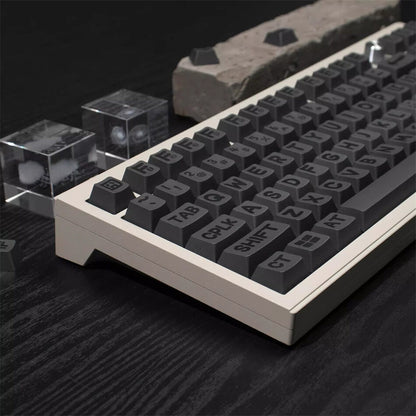 Grey Animals Party Big Font Cherry PBT Keycaps