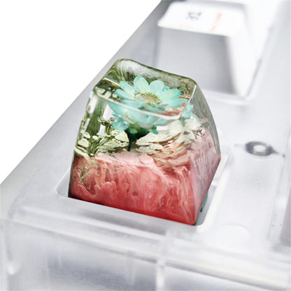 Flower Series Resin Artisan Keycap 1U