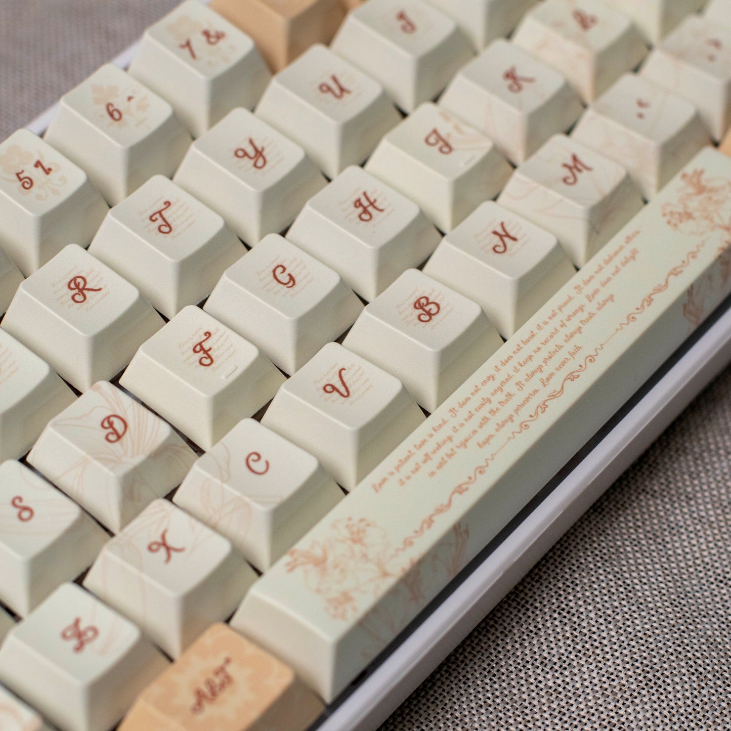 The Vow Cherry PBT Keycaps