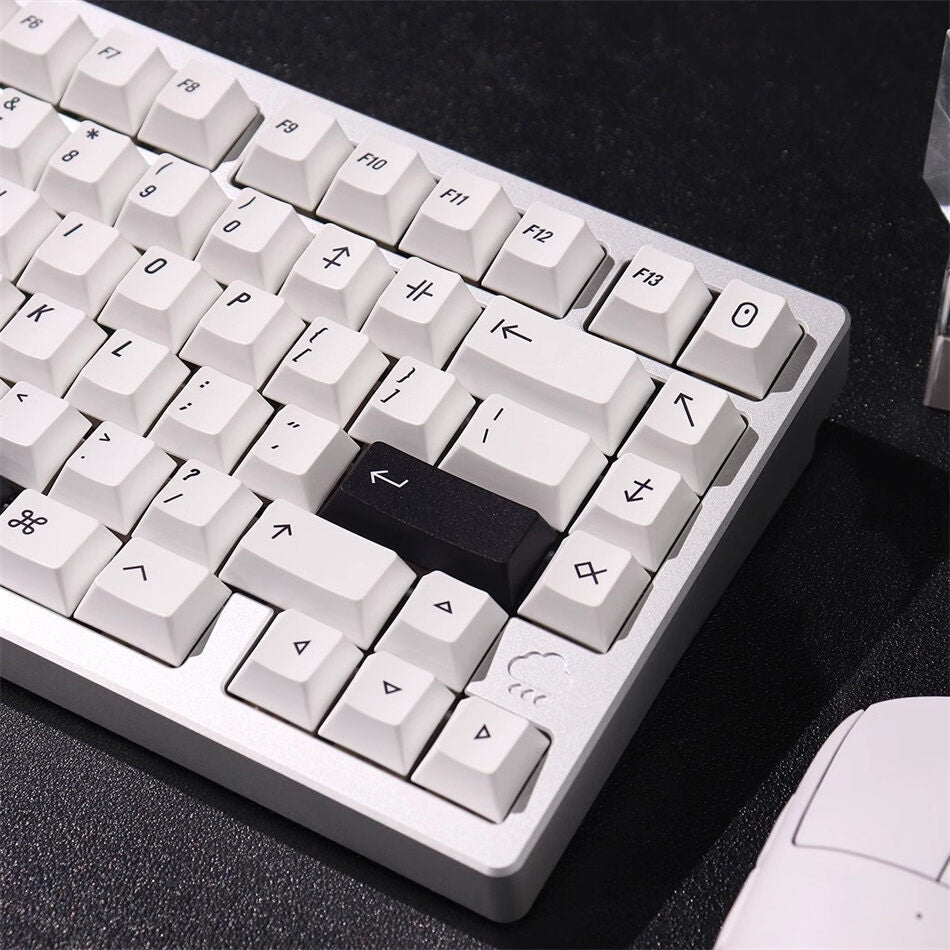 MAC Minimalist White Cherry PBT Keycaps