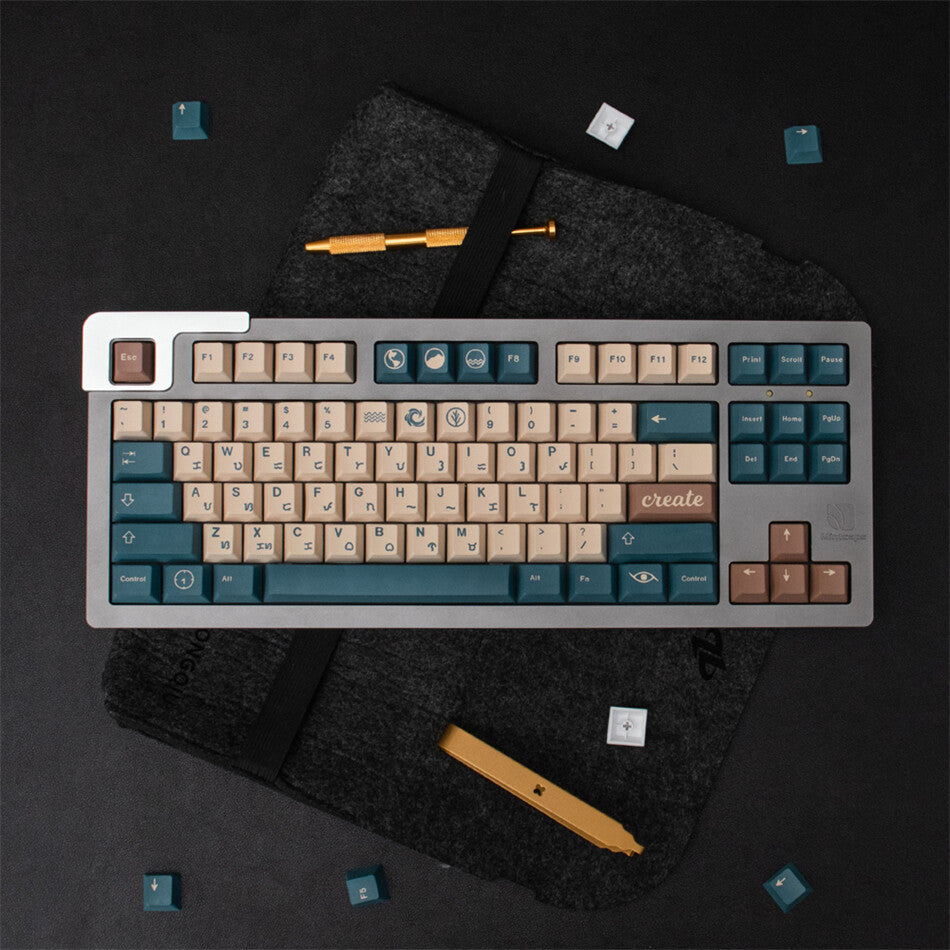 Earth Tones Cherry PBT Clone Keycaps