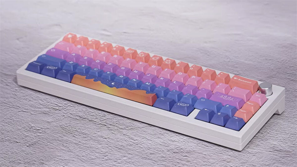 Castle Night Gradient Cherry Pbt Keycaps