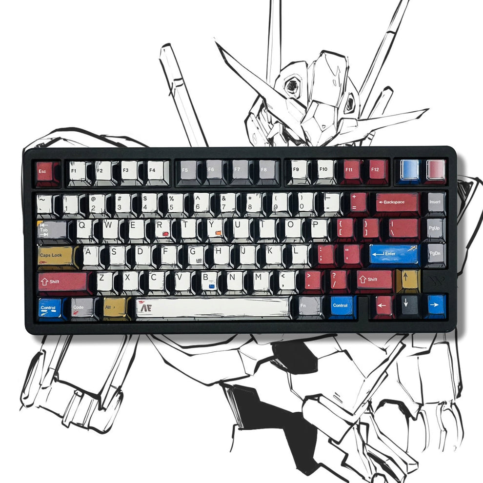 Comics Style Manga V3 Cherry PBT Keycaps – CuriosityCaps