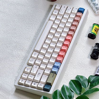 Little Kittens Quality Cherry PBT Keycaps With Fancy Storage Box