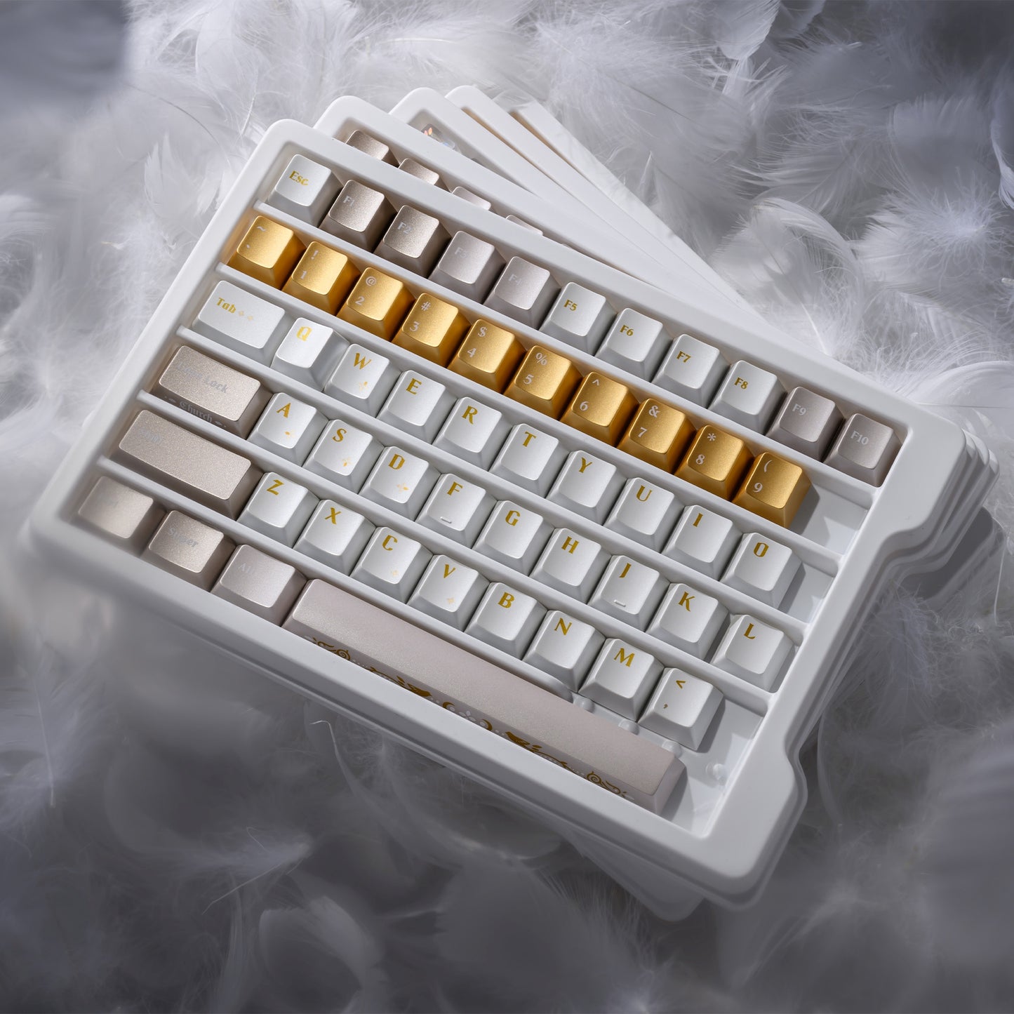 XVX Stained Glass Cherry Profile PBT+PC 181-Key Keycap Set