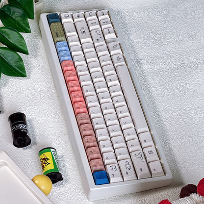 Little Kittens Quality Cherry PBT Keycaps With Fancy Storage Box